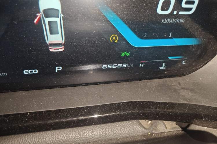 Used CHANGAN OSHAN X7 PLUS 2022 1.5T Blue Whale Edition Automatic Geeker Navigation Model Odometer Close Up