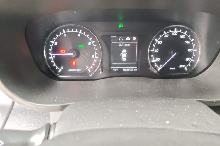 Used CHANGAN OSHAN X70A 2018 1.5L Manual Luxury Model Odometer Close Up