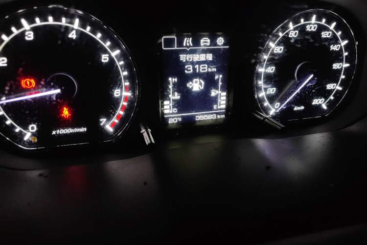 Used CHANGAN OSHAN X70A 2018 1.5L Manual Luxury Model Odometer Close Up