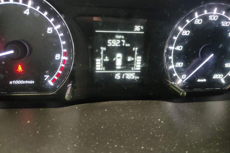 Used CHANGAN OSHAN X70A 2018 1.5L Manual Base Version Odometer Close Up
