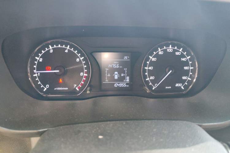 Used CHANGAN OSHAN X70A 2018 1.5L Manual Comfort Model Odometer Close Up