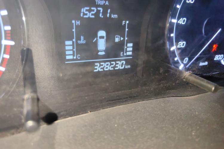 Used CHANGAN OSHAN X70A 2018 1.5L Manual Comfort Model Odometer Close Up