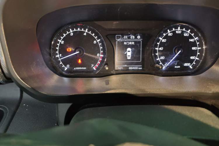 Used CHANGAN OSHAN X70A 2018 1.5L Manual Luxury Model Odometer Close Up