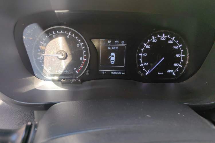 Used CHANGAN OSHAN X70A 2018 1.5L Manual Luxury Model Odometer Close Up
