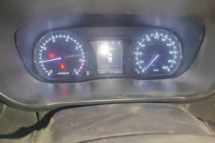Used CHANGAN OSHAN X70A 2018 1.5L Manual Luxury Model Odometer Close Up