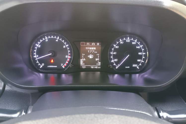 Used CHANGAN OSHAN X70A 2018 1.5L Manual Luxury Model Odometer Close Up
