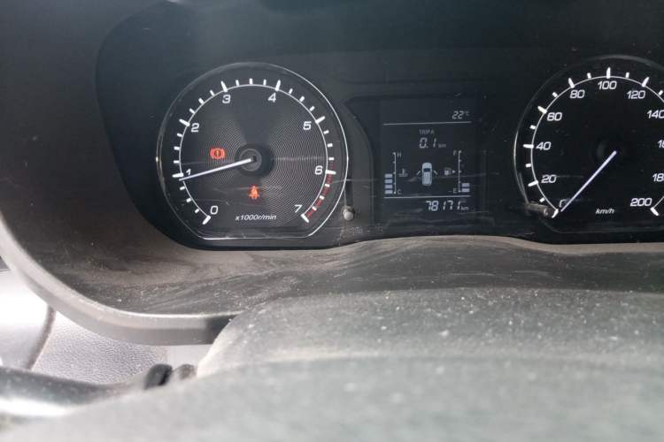 Used CHANGAN OSHAN X70A 2018 1.5L Manual Elite Version Odometer Close Up