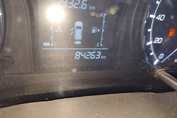 Used CHANGAN OSHAN X70A 2018 1.5L Manual Comfort Model Odometer Close Up