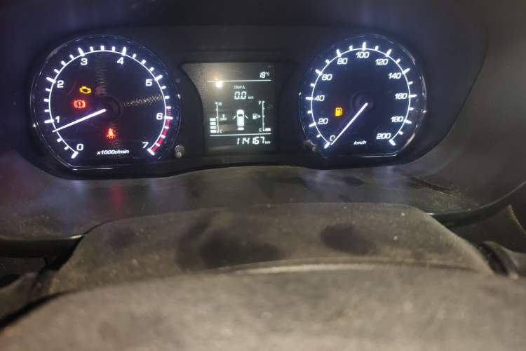 Used CHANGAN OSHAN X70A 2019 1.5L Manual Basic Version China VI Standard Odometer Close Up
