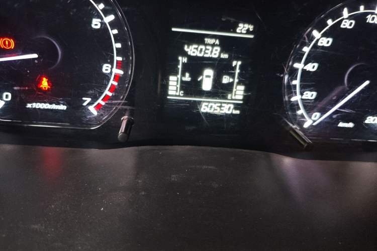 Used CHANGAN OSHAN X70A 2019 1.5L Manual Basic Version China VI Standard Odometer Close Up