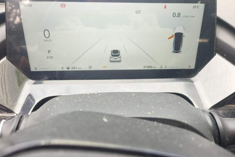 Used CHANGAN OSHAN Z6 2022 Blue Whale 1.5T DCT Smart Edition Odometer Close Up