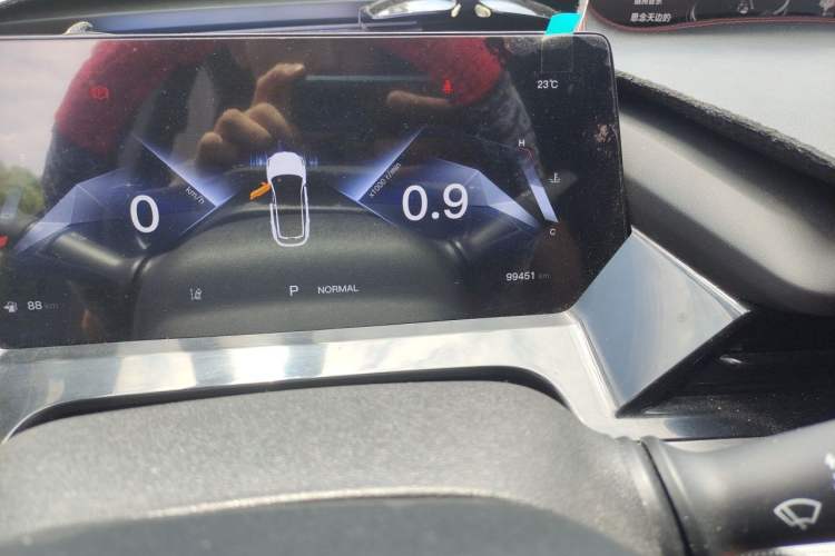 Used CHANGAN OSHAN Z6 2022 Blue Whale 1.5T DCT Smart Edition Urban Version Odometer Close Up