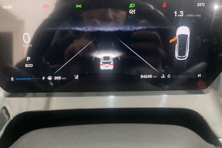 Used CHANGAN OSHAN Z6 2022 Blue Whale 1.5T DCT Smart Edition Odometer Close Up