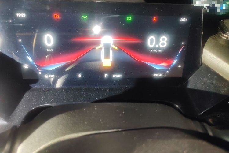 Used CHANGAN OSHAN Z6 2022 Blue Whale 1.5T DCT Smart Edition Urban Version Odometer Close Up