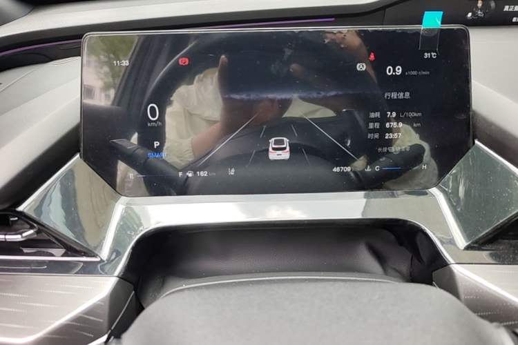 Used CHANGAN OSHAN Z6 2022 Blue Whale 1.5T DCT Smart Edition Urban Version Odometer Close Up
