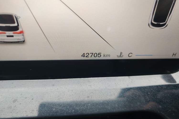 Used CHANGAN OSHAN Z6 2022 Blue Whale 1.5T DCT Smart Navigation Model Odometer Close Up