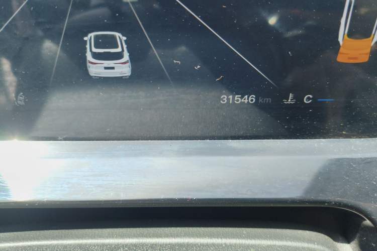 Used CHANGAN OSHAN Z6 2023 Blue Whale 1.5T DCT Smart Navigation Model Odometer Close Up