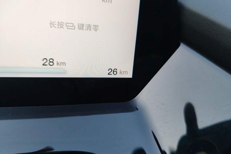 Used CHANGAN OSHAN Z6 New Energy 2023 ZhiDian iDD 150KM Flagship PLUS Odometer Close Up