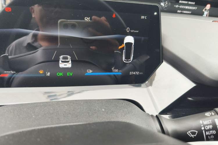 Used CHANGAN OSHAN Z6 New Energy 2022 Blue Whale iDD 150KM Flagship PLUS Odometer Close Up