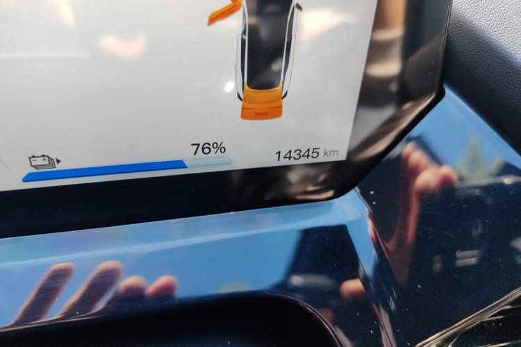 Used CHANGAN OSHAN Z6 New Energy 2022 Blue Whale iDD 150KM Flagship PLUS Odometer Close Up