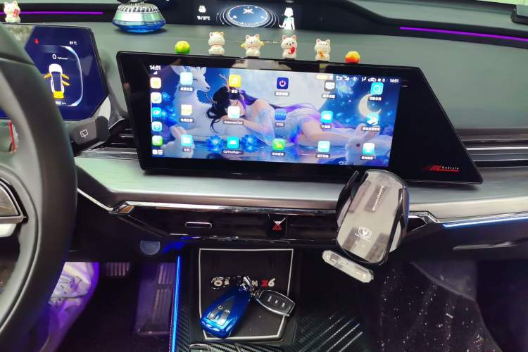 Used CHANGAN OSHAN Z6 New Energy 2023 ZhiDian iDD 150KM Flagship PLUS Audio And AC Panel
