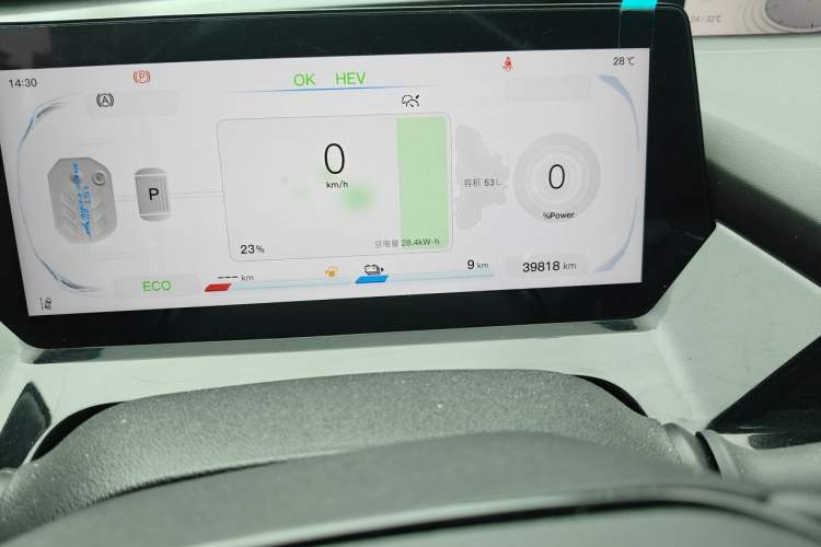 Used CHANGAN OSHAN Z6 New Energy 2023 ZhiDian iDD 150KM Flagship PLUS Odometer Close Up