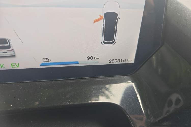 Used CHANGAN OSHAN Z6 New Energy 2023 ZhiDian iDD 150KM Flagship PLUS Odometer Close Up