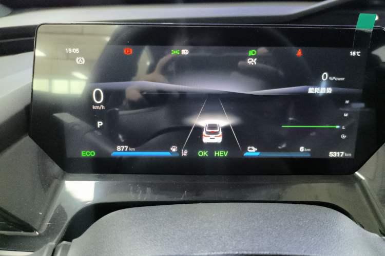 Used CHANGAN OSHAN Z6 New Energy 2023 ZhiDian iDD 150KM Flagship PLUS Smart Parking Edition Instrument Cluster