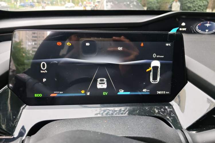 Used CHANGAN OSHAN Z6 New Energy 2023 ZhiDian iDD 150KM Flagship PLUS Smart Parking Edition Instrument Cluster