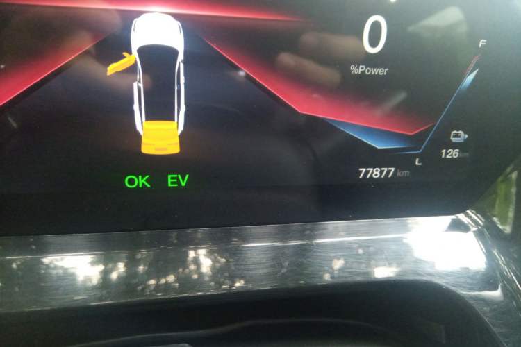 Used CHANGAN OSHAN Z6 New Energy 2023 ZhiDian iDD 150KM Flagship PLUS Odometer Close Up