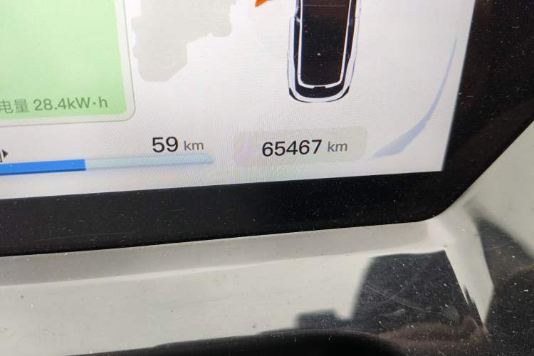 Used CHANGAN OSHAN Z6 New Energy 2023 ZhiDian iDD 150KM Flagship PLUS Odometer Close Up
