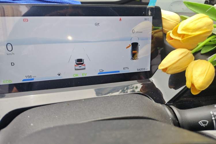 Used CHANGAN OSHAN Z6 New Energy 2023 ZhiDian iDD 150KM Flagship PLUS Odometer Close Up
