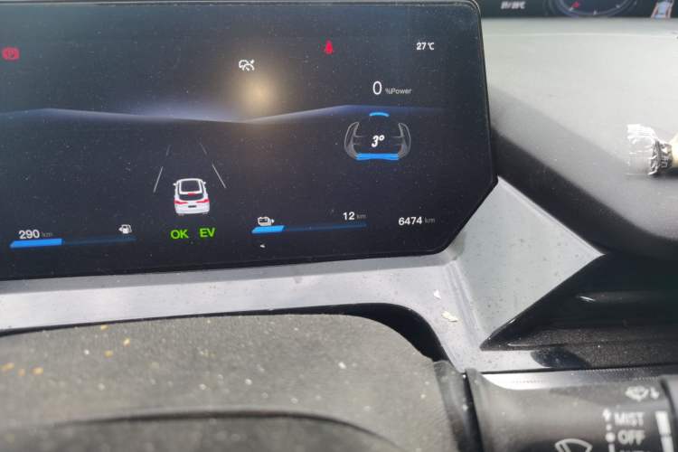 Used CHANGAN OSHAN Z6 New Energy 2023 ZhiDian iDD 150KM Flagship PLUS Odometer Close Up