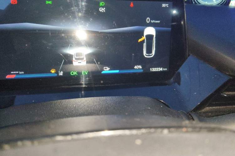 Used CHANGAN OSHAN Z6 New Energy 2023 ZhiDian iDD 150KM Flagship PLUS Odometer Close Up