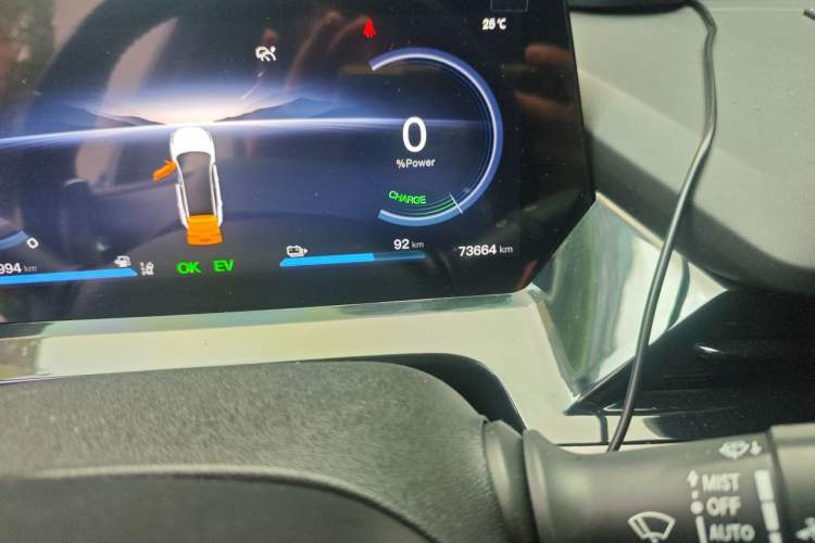 Used CHANGAN OSHAN Z6 New Energy 2023 ZhiDian iDD 150KM Flagship PLUS Odometer Close Up