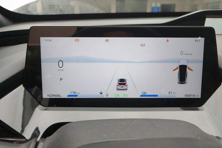 Used CHANGAN OSHAN Z6 New Energy 2023 ZhiDian iDD 150KM Flagship PLUS Smart Parking Edition Instrument Cluster