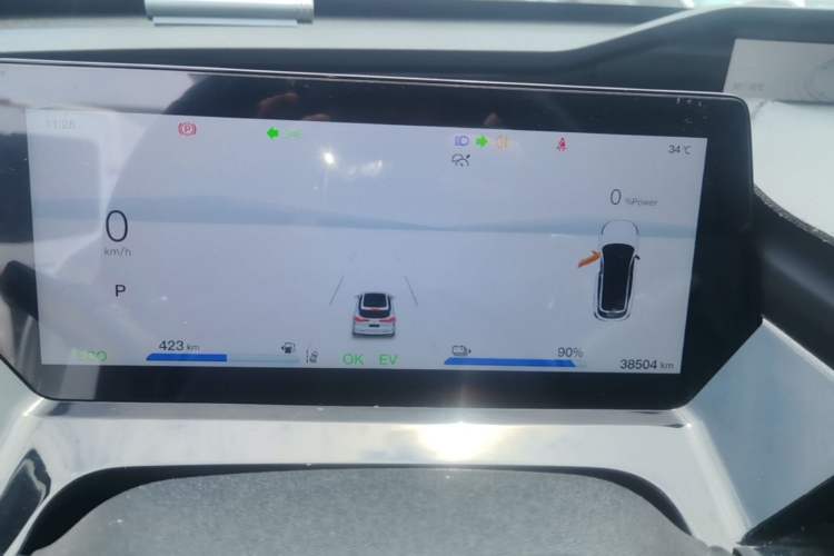 Used CHANGAN OSHAN Z6 New Energy 2023 ZhiDian iDD 150KM Flagship PLUS Instrument Cluster