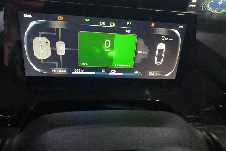 Used CHANGAN OSHAN Z6 New Energy 2023 ZhiDian iDD 150KM Flagship PLUS Odometer Close Up