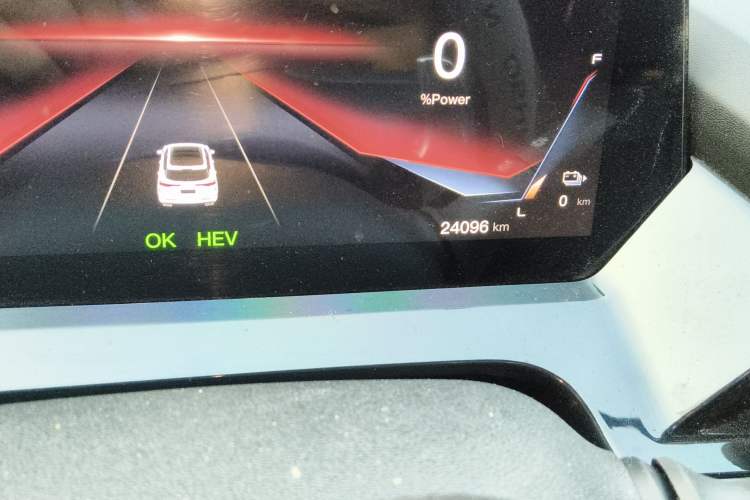 Used CHANGAN OSHAN Z6 New Energy 2023 ZhiDian iDD 150KM Flagship PLUS Smart Parking Edition Odometer Close Up