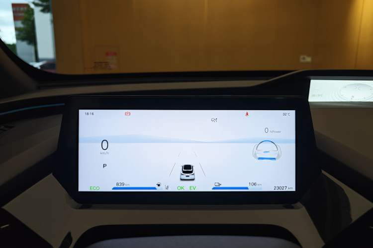 Used CHANGAN OSHAN Z6 New Energy 2023 ZhiDian iDD 150KM Flagship PLUS Odometer Close Up