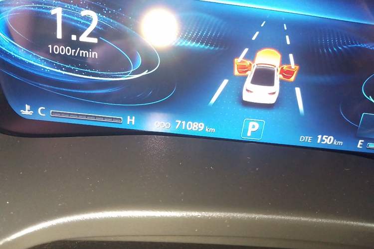 Used CHANGAN Raeton CC 2018 1.5T Automatic Zunya Model China V Standard Odometer Close Up