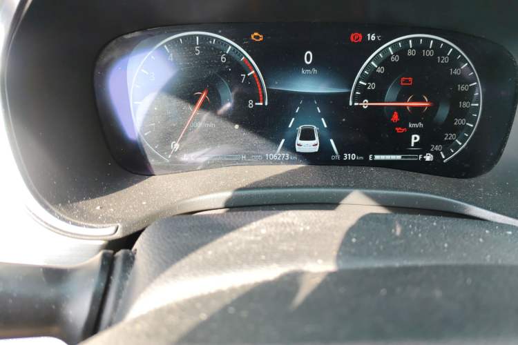 Used CHANGAN Raeton CC 2018 1.5T Automatic Zhiya Model China V Standard Odometer Close Up