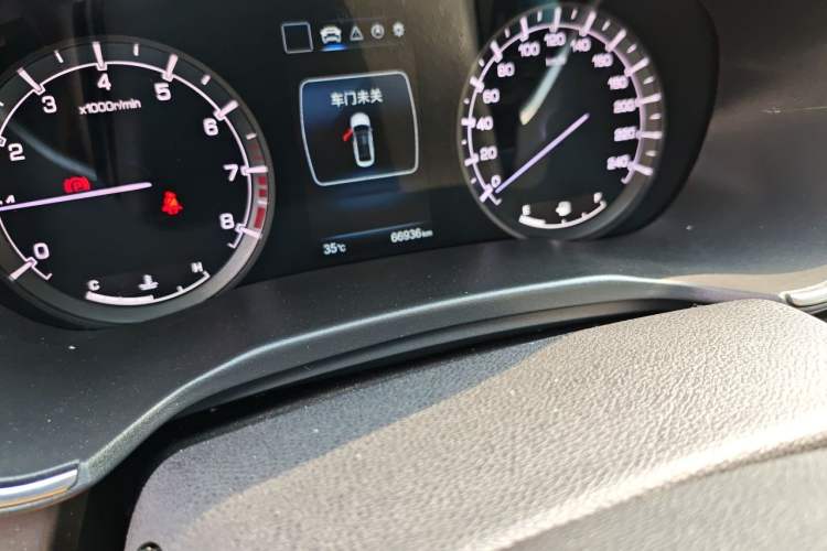 Used CHANGAN Ruicheng CC 2020 1.5T Manual Xuanrui Model Odometer Close Up