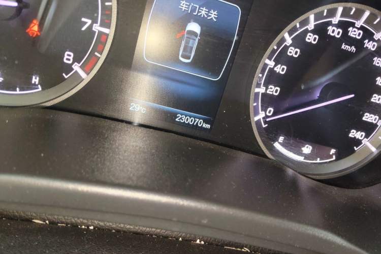 Used CHANGAN Ruicheng CC 2020 1.5T Automatic Xuanrui Model Odometer Close Up
