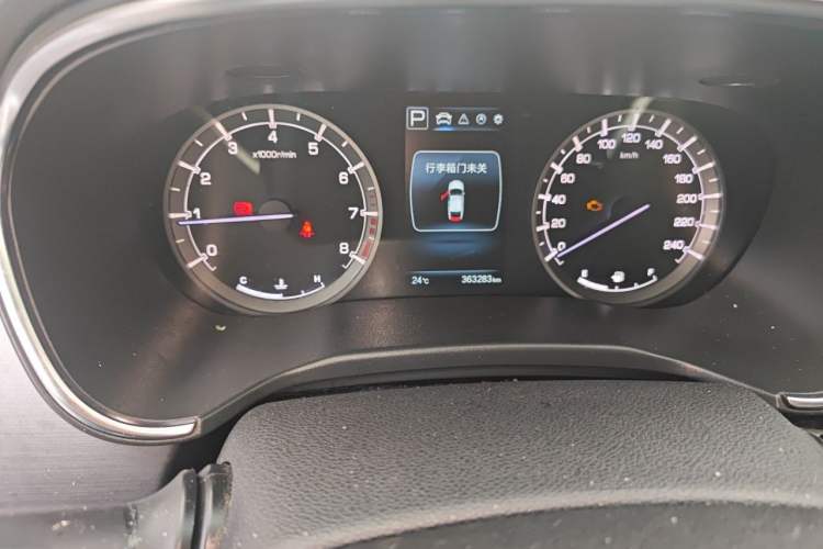 Used CHANGAN Ruicheng CC 2020 1.5T Automatic Xuanrui Model Odometer Close Up