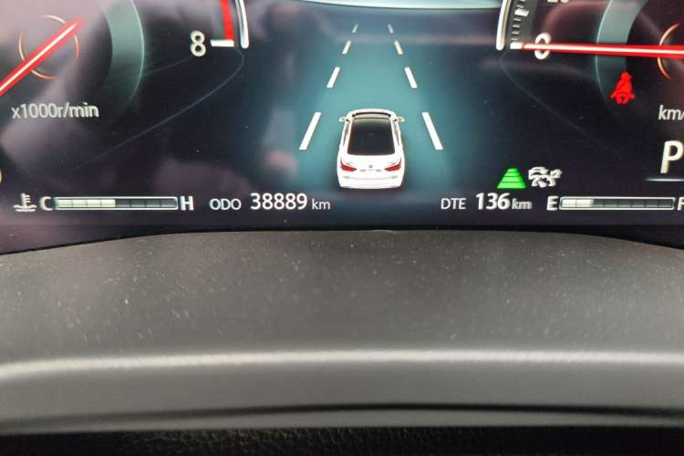 Used CHANGAN Ruicheng CC 2021 Blue Whale Edition 1.5T DCT Prestige Model Odometer Close Up