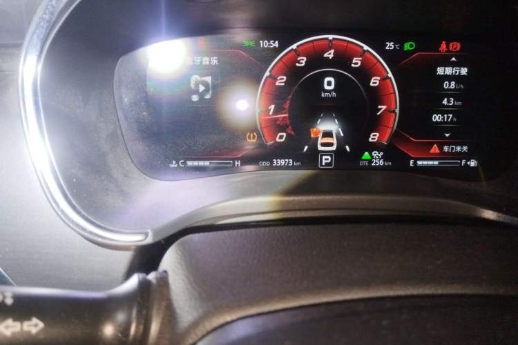 Used CHANGAN Ruicheng CC 2021 Blue Whale Edition 1.5T DCT Prestige Model Odometer Close Up