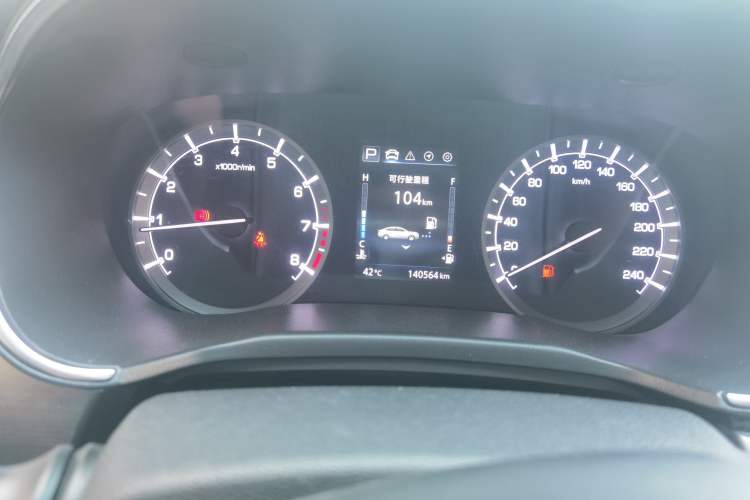 Used CHANGAN Ruicheng CC 2021 Blue Whale Edition 1.5T DCT Elite Model Odometer Close Up