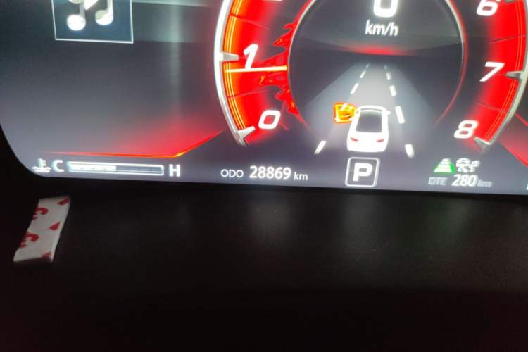 Used CHANGAN Ruicheng CC 2021 Blue Whale Edition 1.5T DCT Prestige Model Odometer Close Up