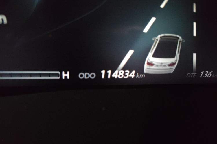 Used CHANGAN Ruicheng CC 2021 Blue Whale Edition 1.5T DCT Prestige Model Odometer Close Up